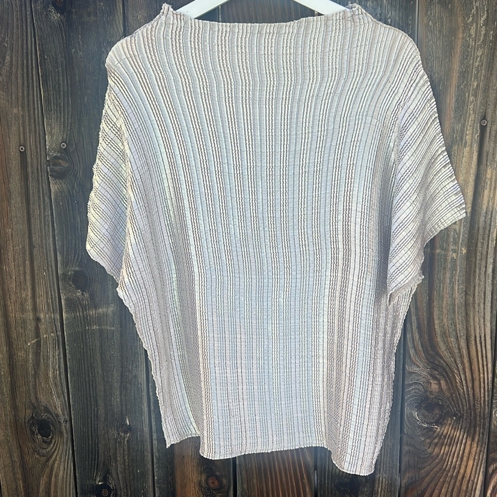 Nicola top crinkle size 1XL white swan